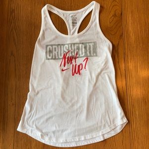White Nike Tank Top